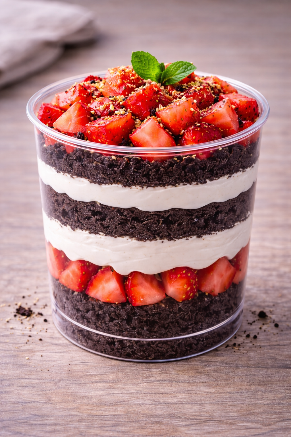 ترافل فراولة