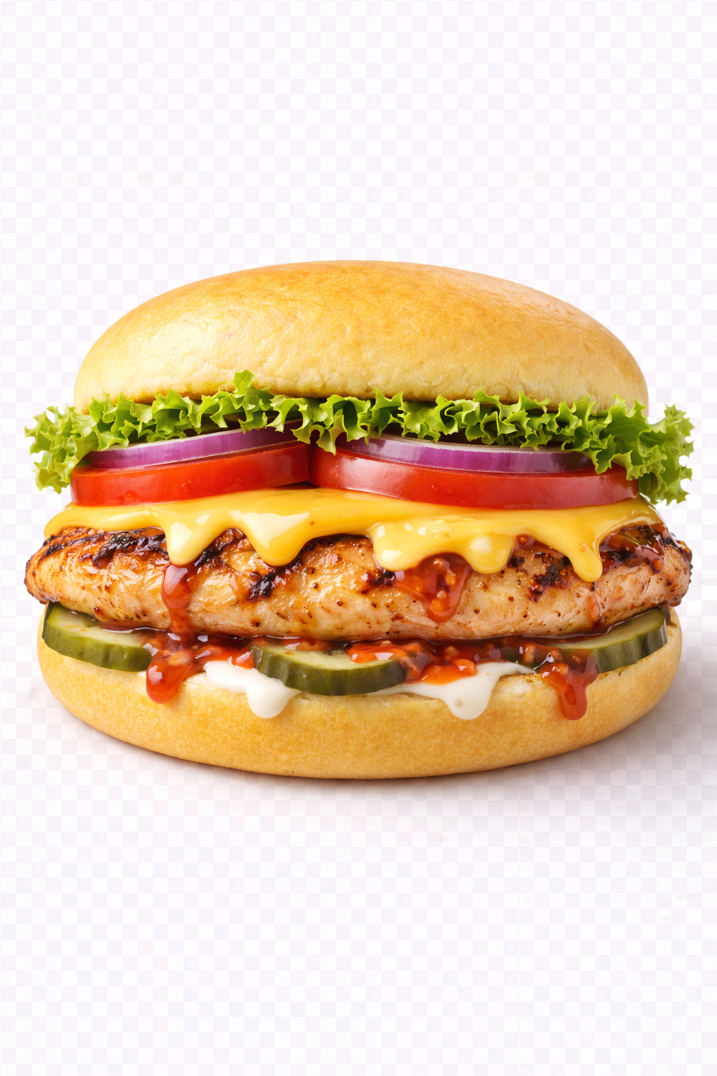 برقر دجاج مشوي بطاطس 